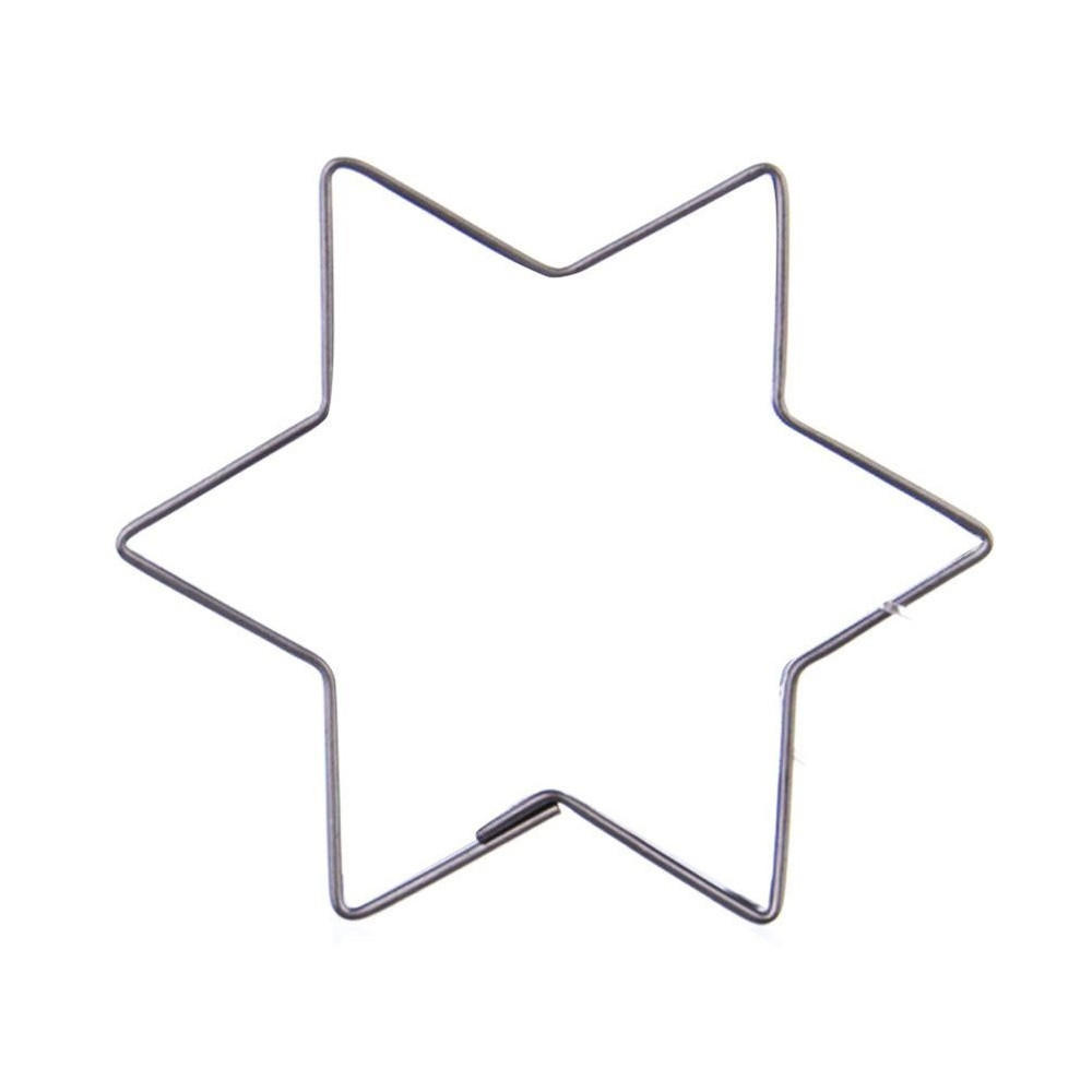 AUSSTECHFORM Stern 6,5 cm Silber - Silberfarben, Metall (6.5/1.5/6.5cm) - Orion 