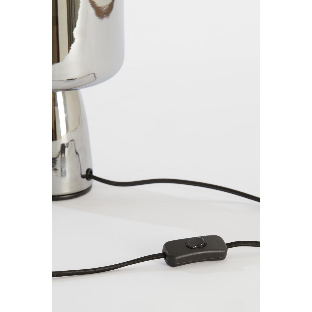 TISCHLAMPE Lotta Schwarz Ø16/32 cm - Schwarz, Glas (16/16/32cm) - Light & Living