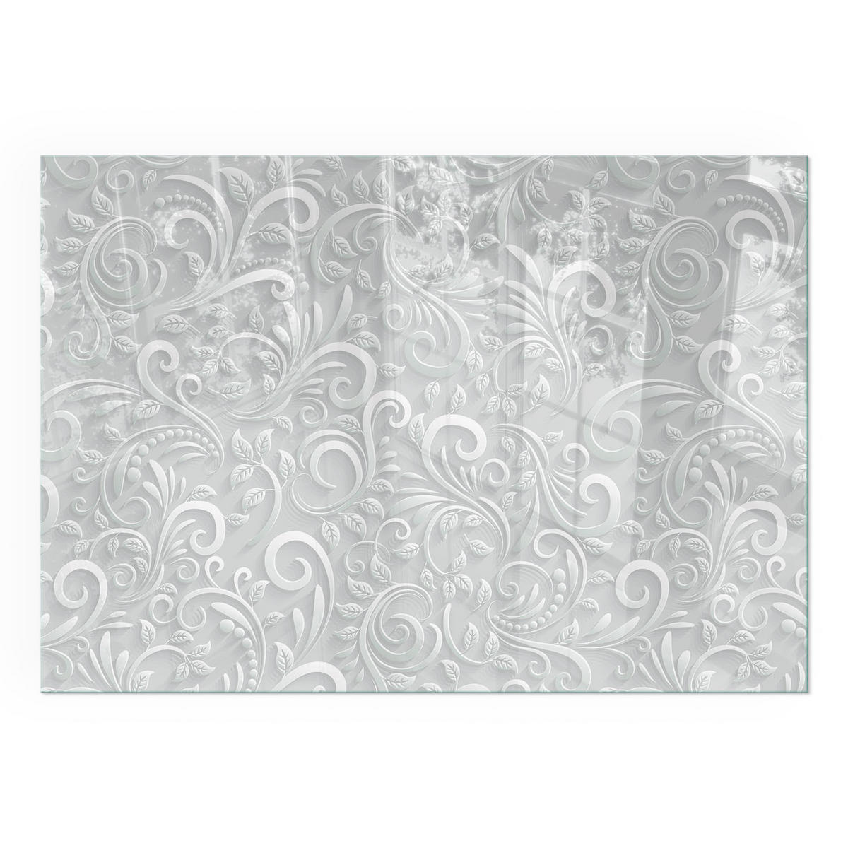 GLASPLATTE für Kamin 100x70 cm - Grau, Glas (100/70/0.4cm) - TULUP