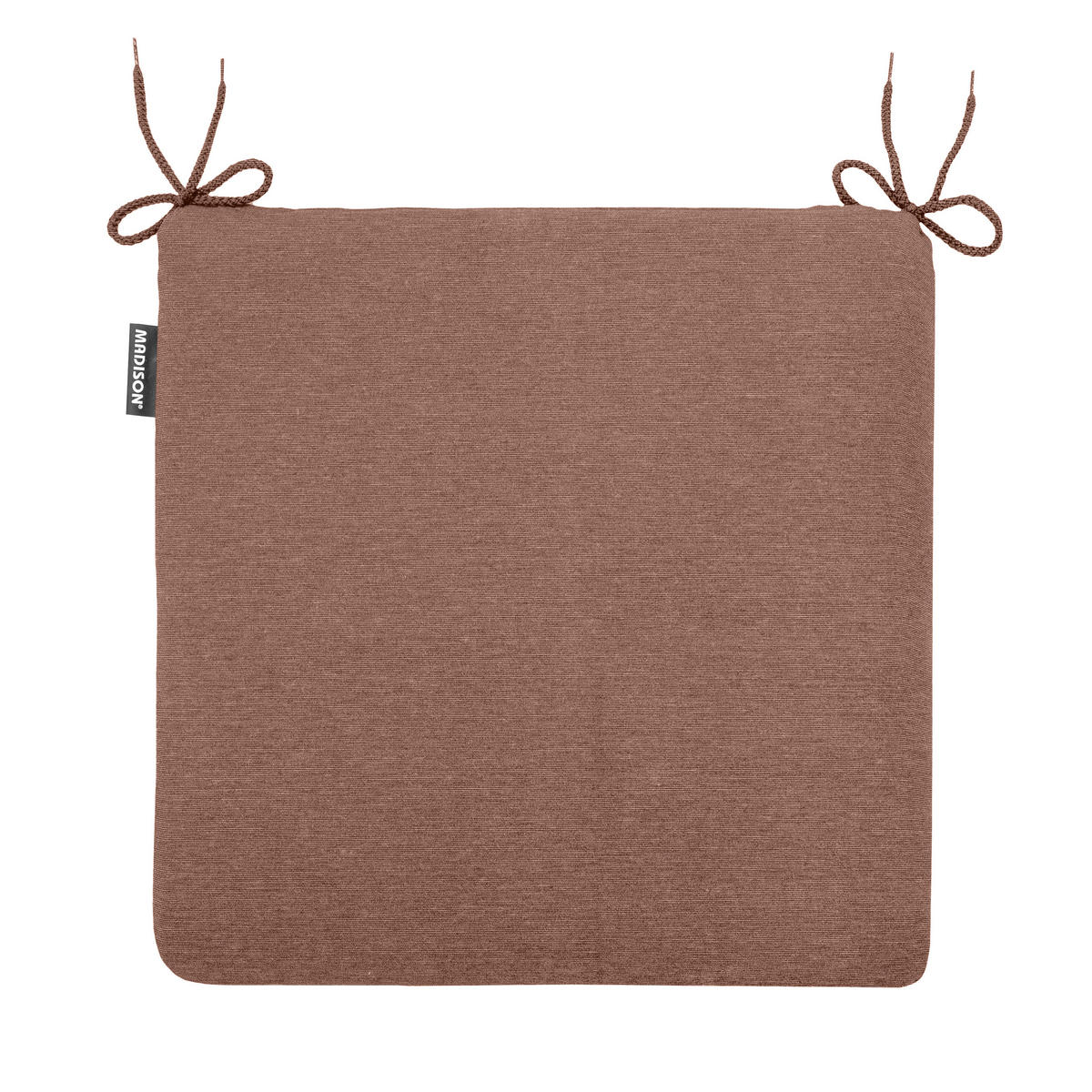 SITZKISSEN Panama - Braun - 40/40/4,5 cm - 4er-Set - Braun, Textil (40/4/40cm) - Madison