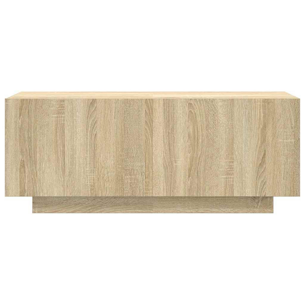 LOWBOARD 100/35/40 cm aus Holzwerkstoff in Sonoma-Eiche Dekor - Sonoma Eiche, Holz (100/40/35cm) - vidaXL