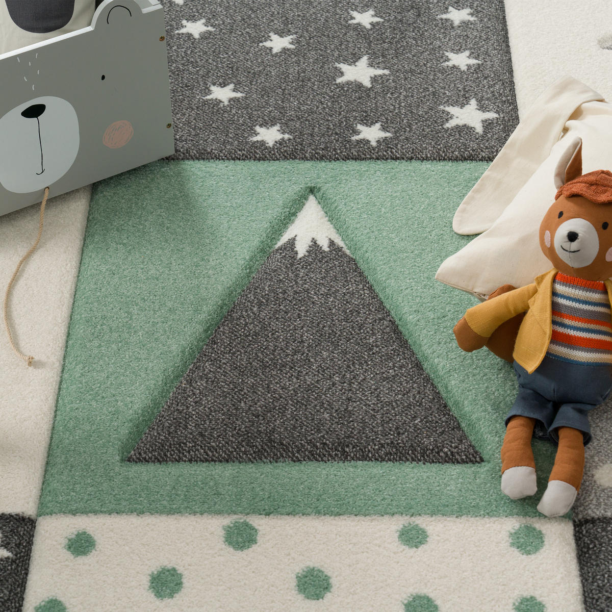 KINDERTEPPICH 160/230 cm Cosmo 340 - Grün, Textil (160/230cm) - Paco Home