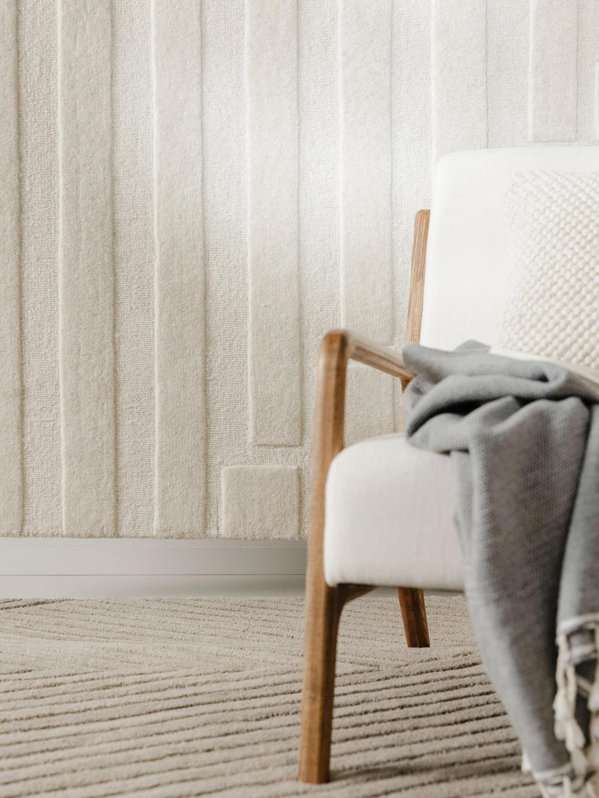 WOLLTEPPICH Yanis Ivory 200x300 cm - Creme, Textil (200/300cm) - benuta Pure