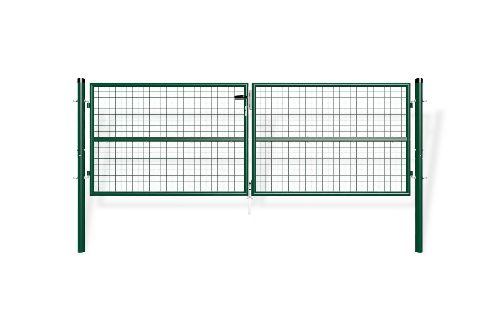 ZAUNTOR Olga Grün 3m H.100cm - Grün, Metall (306/106cm) - Casanoov