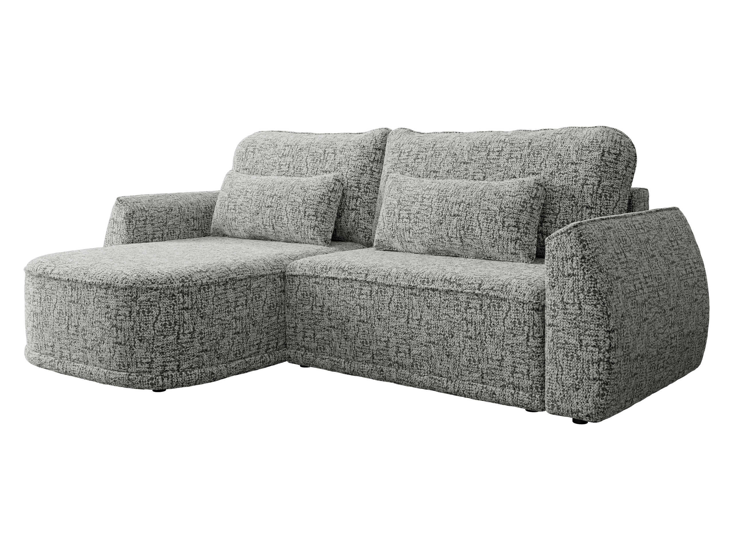 Mirjan24 Eckschlafsofa Grau 260x165 cm