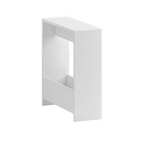 BEISTELLTISCH mit Stauraum 55/20/60 cm - Weiß, Holzwerkstoff (17/20/60cm) - Calicosy