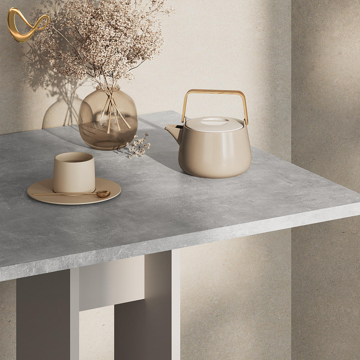 NACHTTISCH Eliza Weiß 40 x 55 cm mit 1 Schublade - Weiß, Holzwerkstoff (40/55/38.1cm) - Vicco