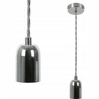 HÄNGELEUCHTE Rainer 10/10/130 cm - Silberfarben, Metall (10/10/130cm) - Nettlife