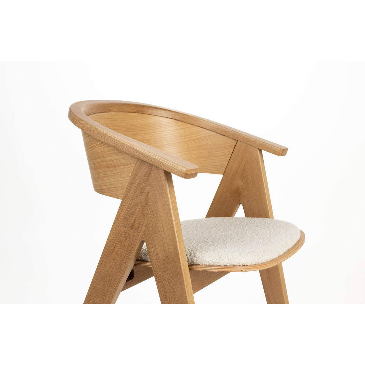 ESSZIMMERSTUHL NDSM Natur/ Braun - Braun, Holz (59/79/54cm) - Zuiver
