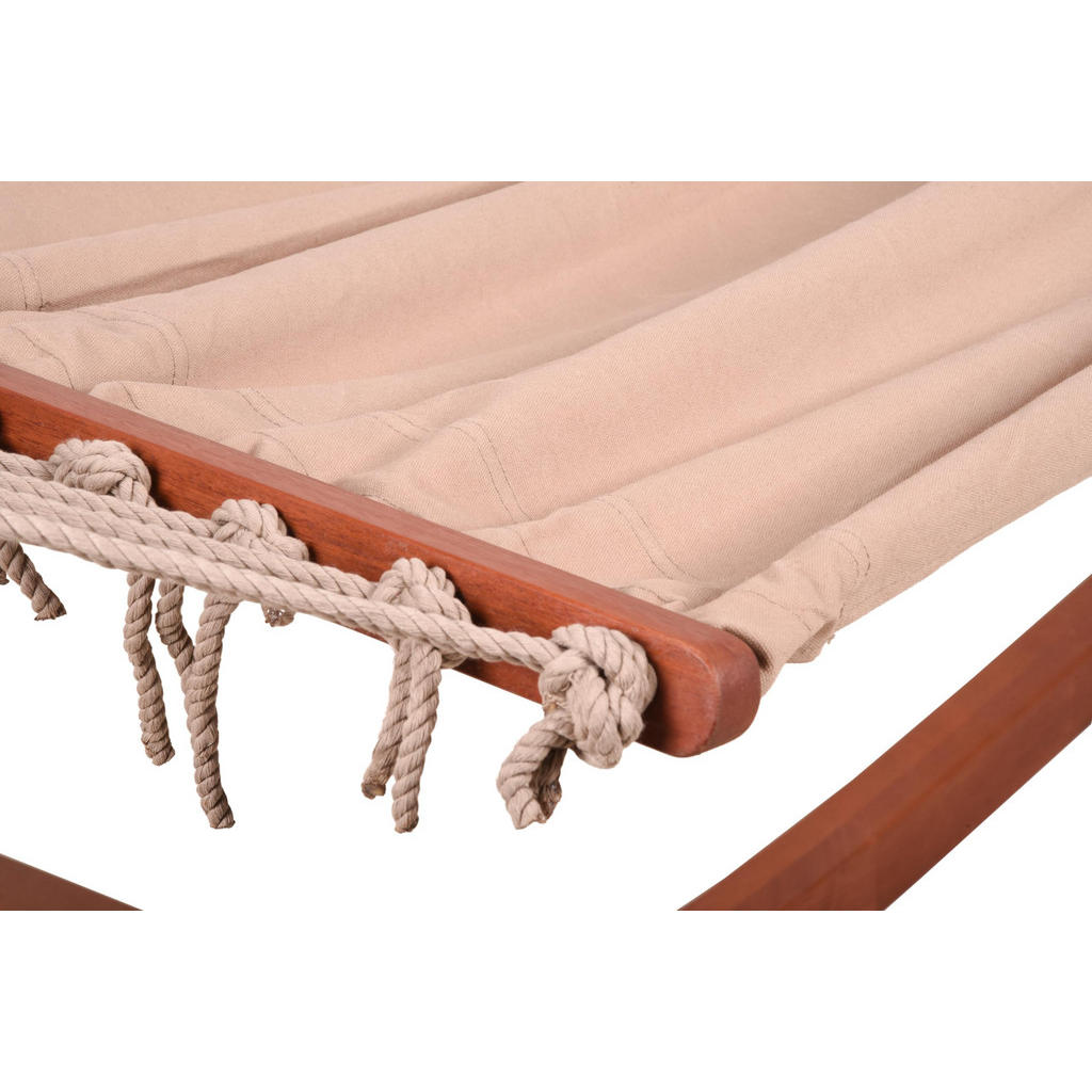 Thumbnail - Deluke Hängematte, Braun, Holz, 100x98x300 cm, Gartenmöbel, Hängematten