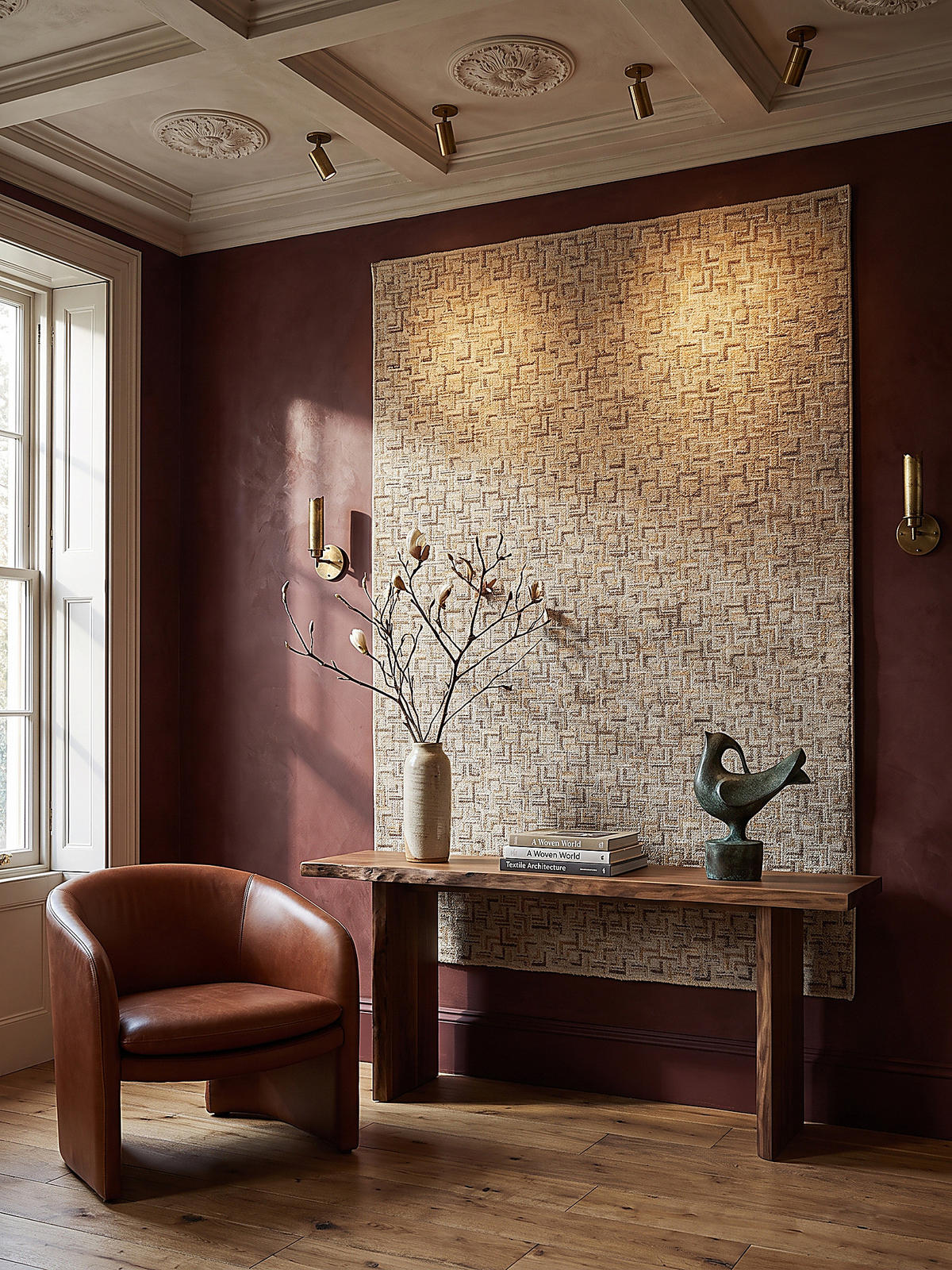 KURZFLORTEPPICH, mit Fransen, EWENNY, Mosaik, Natur, 160 x 230 cm - Beige, Textil (160/230cm) - KADIMA DESIGN