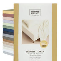 NAPÍNACIE prestieradlo FLAT - biela, textil (200/200cm) - Schöner Wohnen