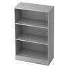 REGAL - 3 Ordnerhöhen 40/80/127 cm in Grau - Grau, Holzwerkstoff (80/127/40cm) - bümö