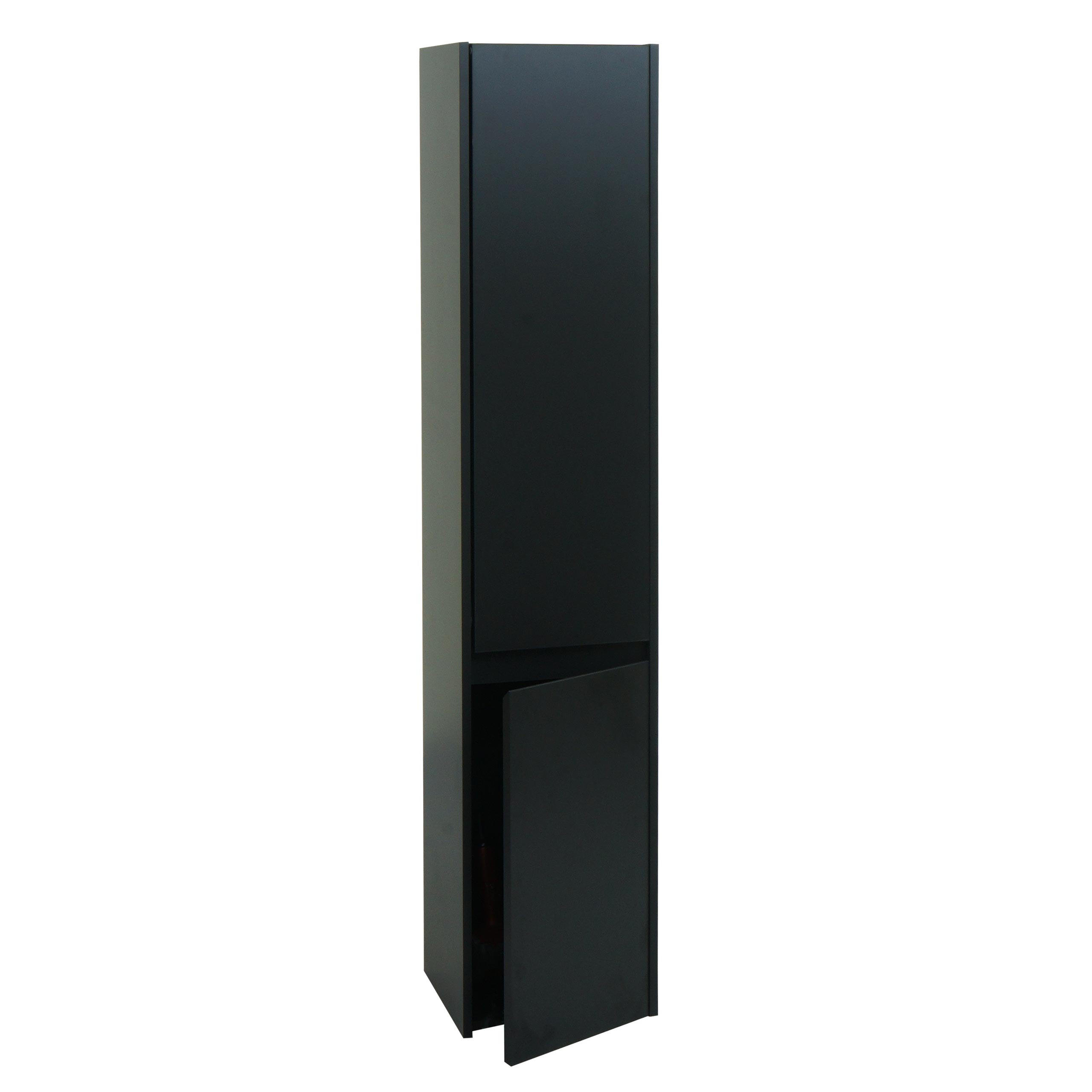 HÄNGESCHRANK Schwarz - Schwarz, Holzwerkstoff (33/160/28cm) - MCW