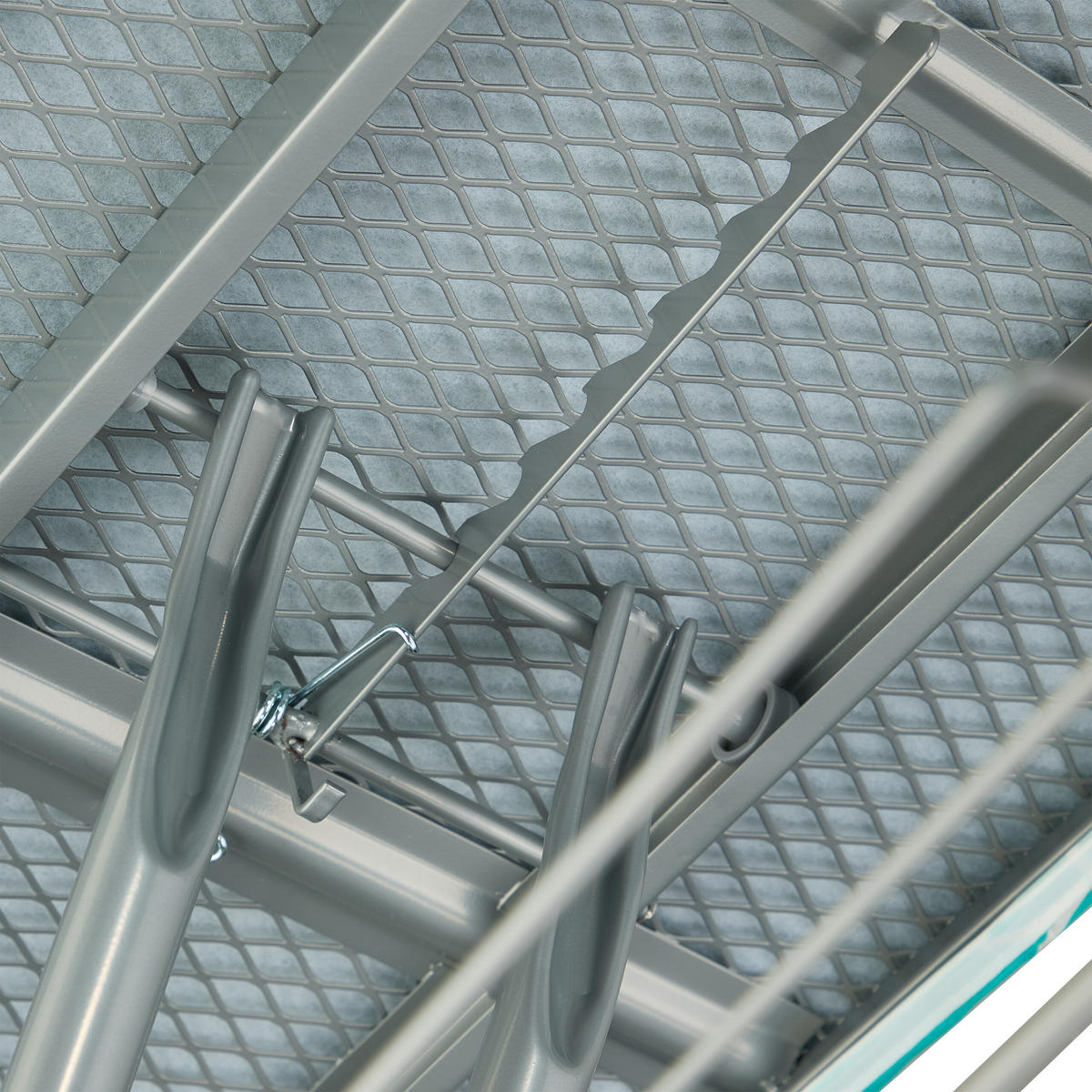 ŽEHLIACA doska - viacfarebná, kov/textil (148/39.5cm) - Relaxdays