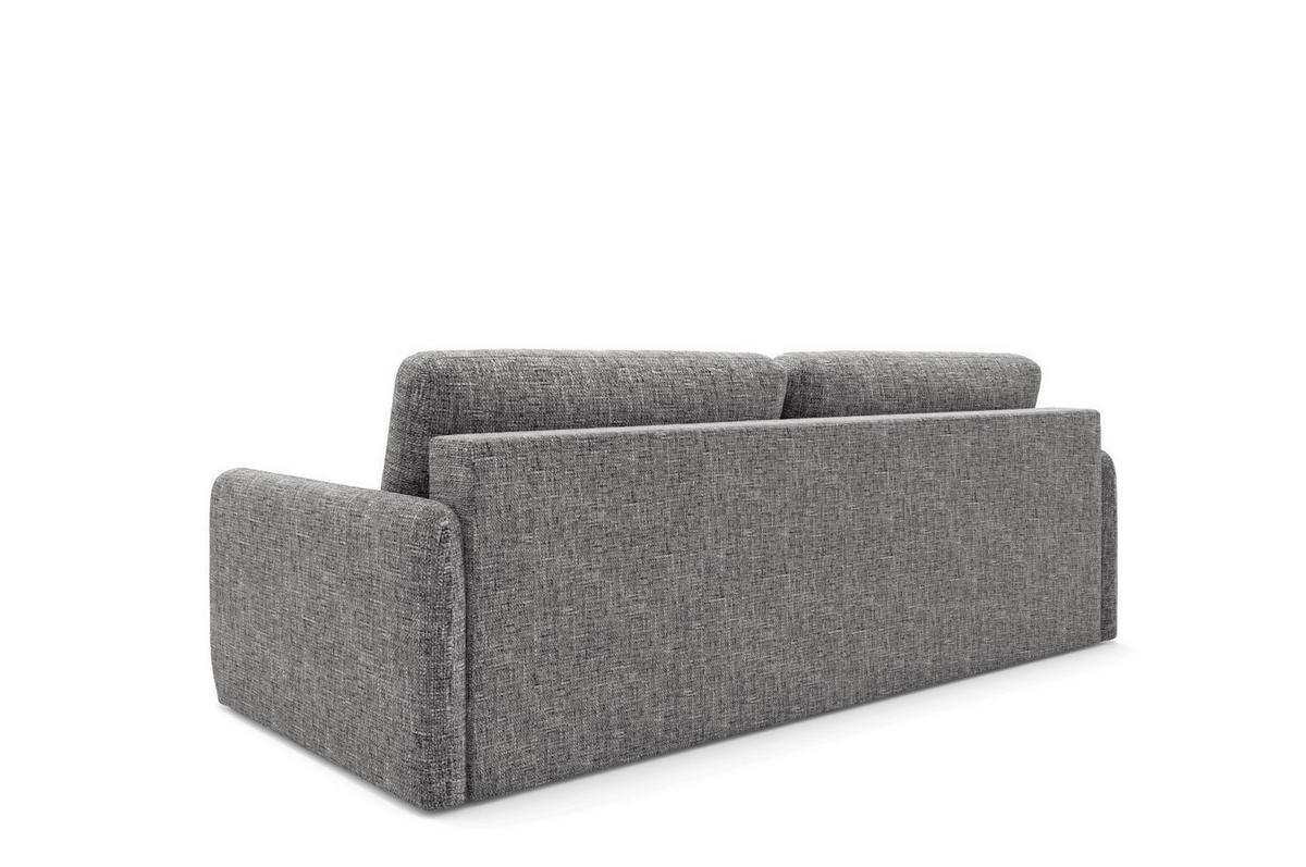 SCHLAFSOFA mit Bettkasten Grau - Schwarz/Grau, Holz/Holzwerkstoff (217/86/102cm) - Furnisell