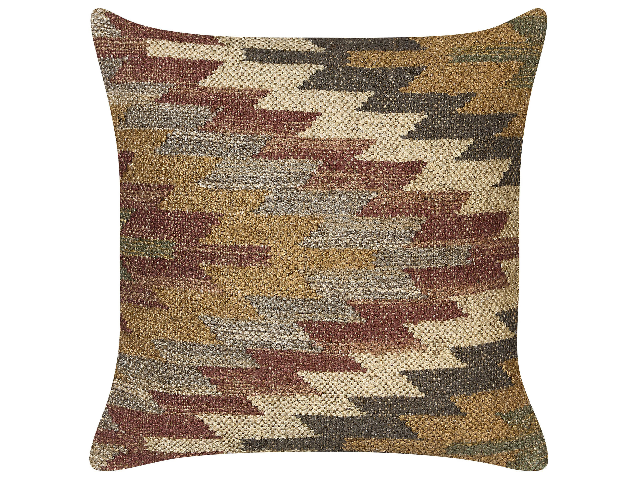 DEKOKISSEN 2er-Set Bunt 45/45 cm Deepor - Multicolor, Naturmaterialen (45/45cm) - Beliani