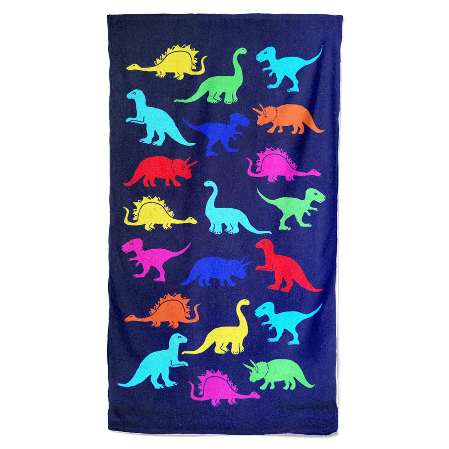 MIKROFASER STRANDTUCH Dino 70x140 250 g/m² marineblau - Blau, Textil (70/140cm) - LE COMPTOIR DE LA PLAGE