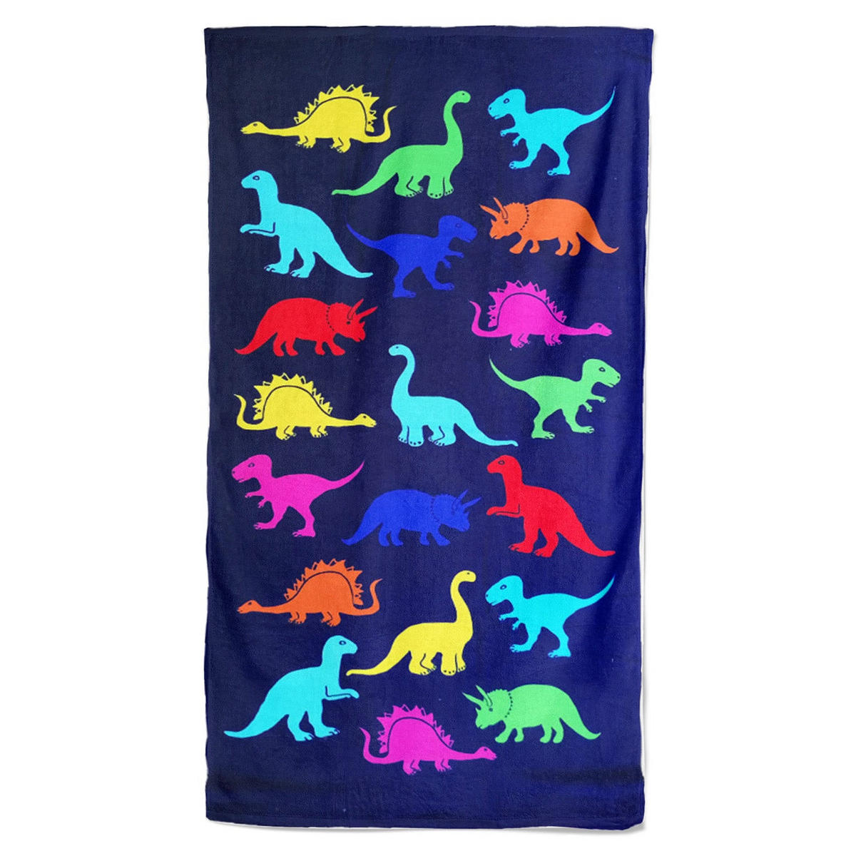 MIKROFASER STRANDTUCH Dino 70x140 250 g/m² marineblau - Blau, Textil (70/140cm) - LE COMPTOIR DE LA PLAGE