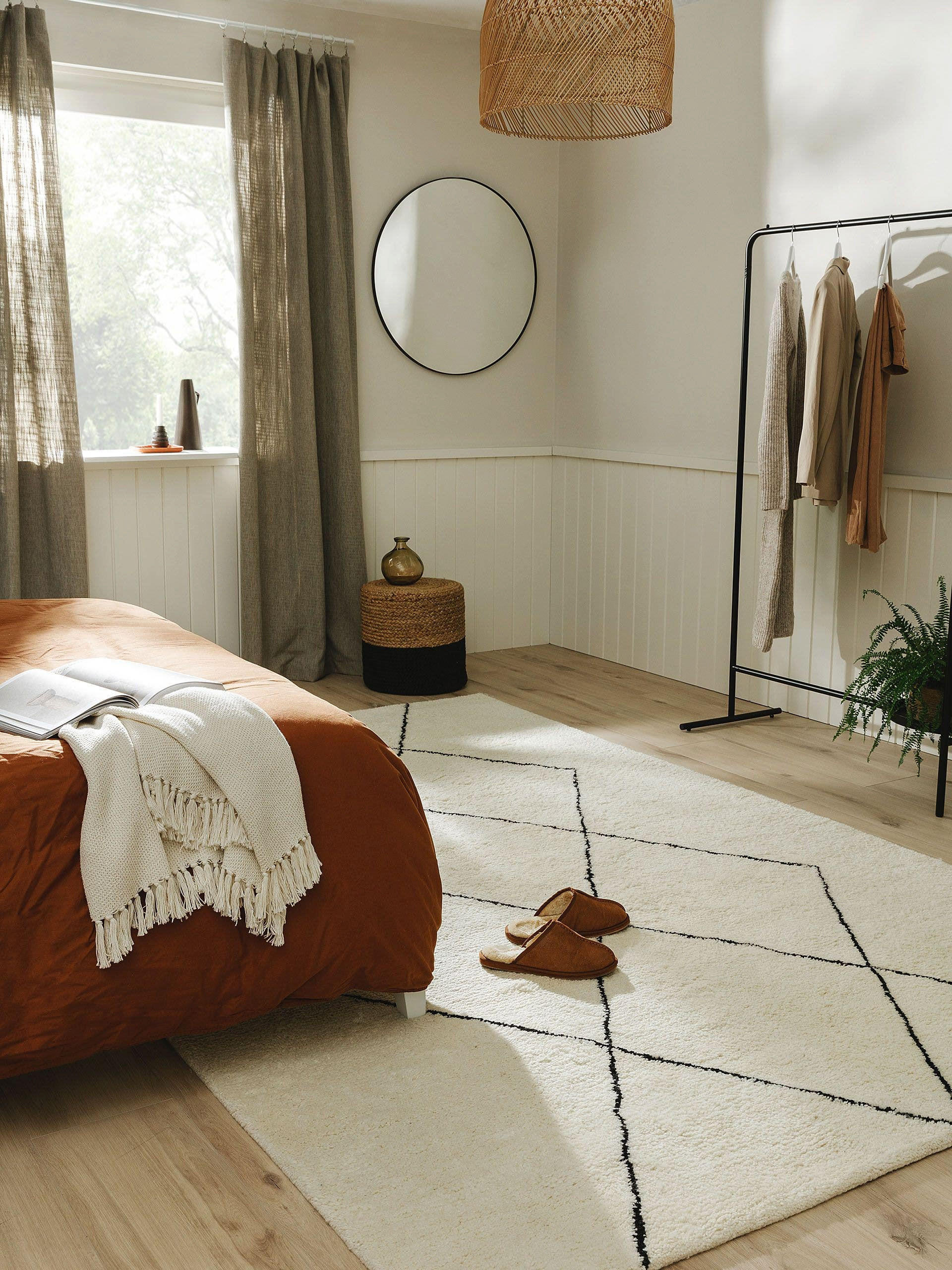 WOLLTEPPICH Berber Cream 200x300 cm - Creme, Textil (200/300cm) - benuta Pure