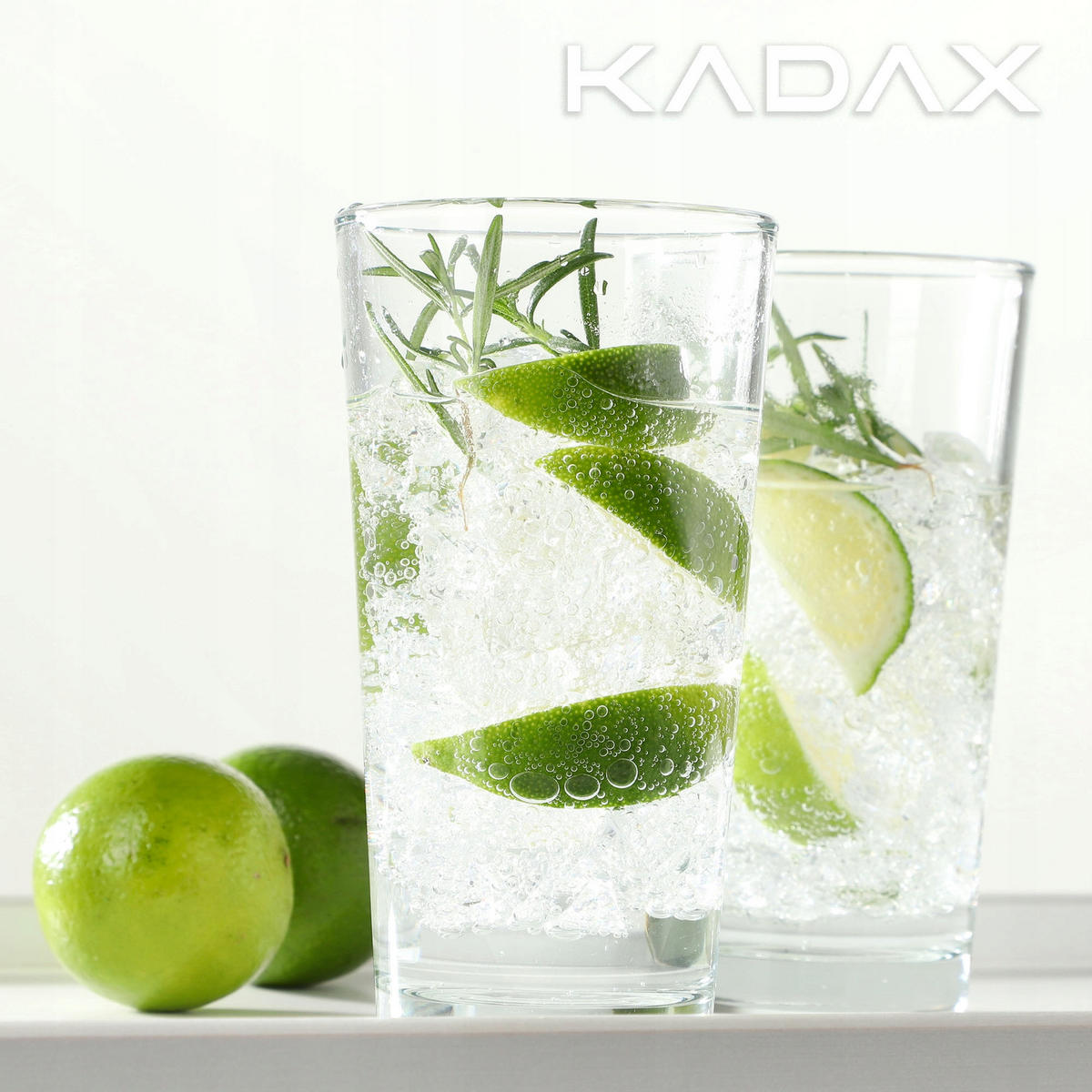 KADAX 4x Gläser 340ml für Getränke Getränke Wasser Glas Set Set - Transparent, Glas (0.34L) - KADAX