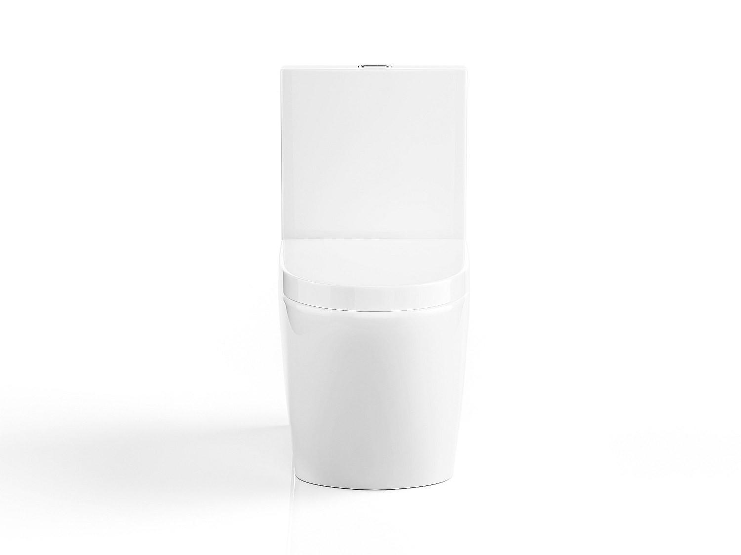 STAND WC - 39 cm x 69 cm - keramik - weiß Nagilam - Weiß, Keramik (39/78.5/69cm) - Vente-Unique