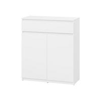 KOMMODE Simply 2D1S SM02 - Weiß, Holzwerkstoff (92/107/40cm) - MIRJAN24
