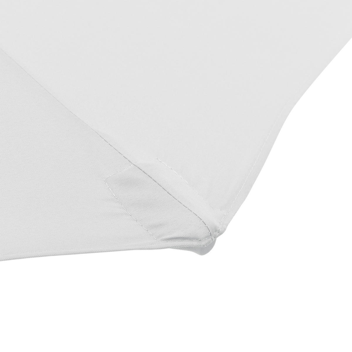 SONNENSCHIRM Budapest - Weiß, Textil/Metall (300/300cm) - casa.pro