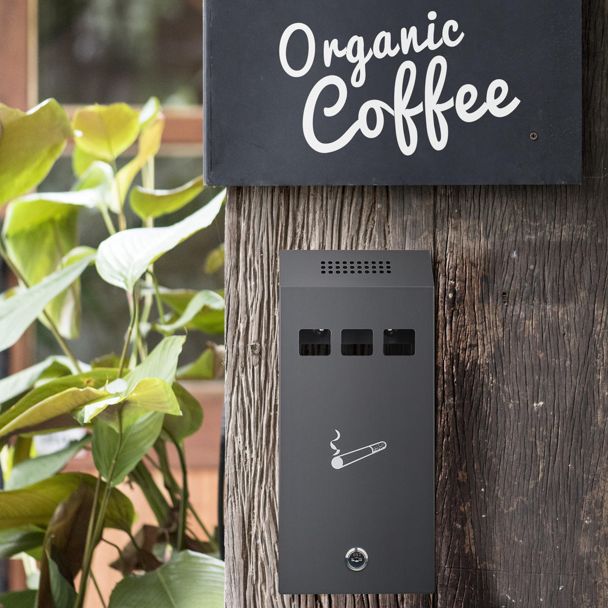 WANDASCHENBECHER - Anthrazit, Metall (15cm) - Relaxdays