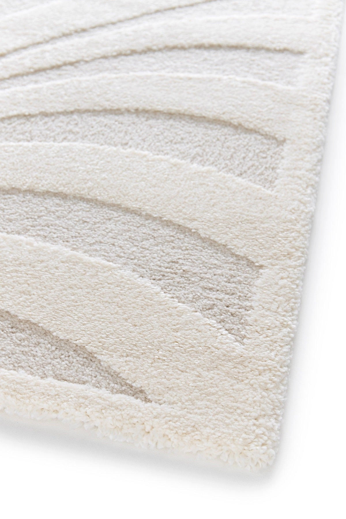 TEPPICH mit sehr weichem Reliefeffekt weiss - Weiß, Textil (160/230cm) - AFK Living