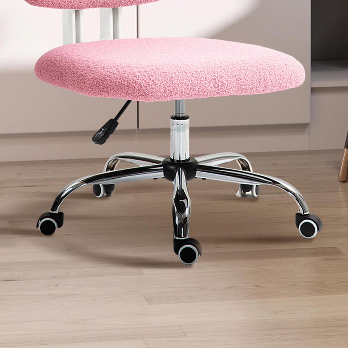 DREHSTUHL Schwarz, Mesh, Wippfunktion - Pink, Metall (53/90/48cm) - SHOPENTRA
