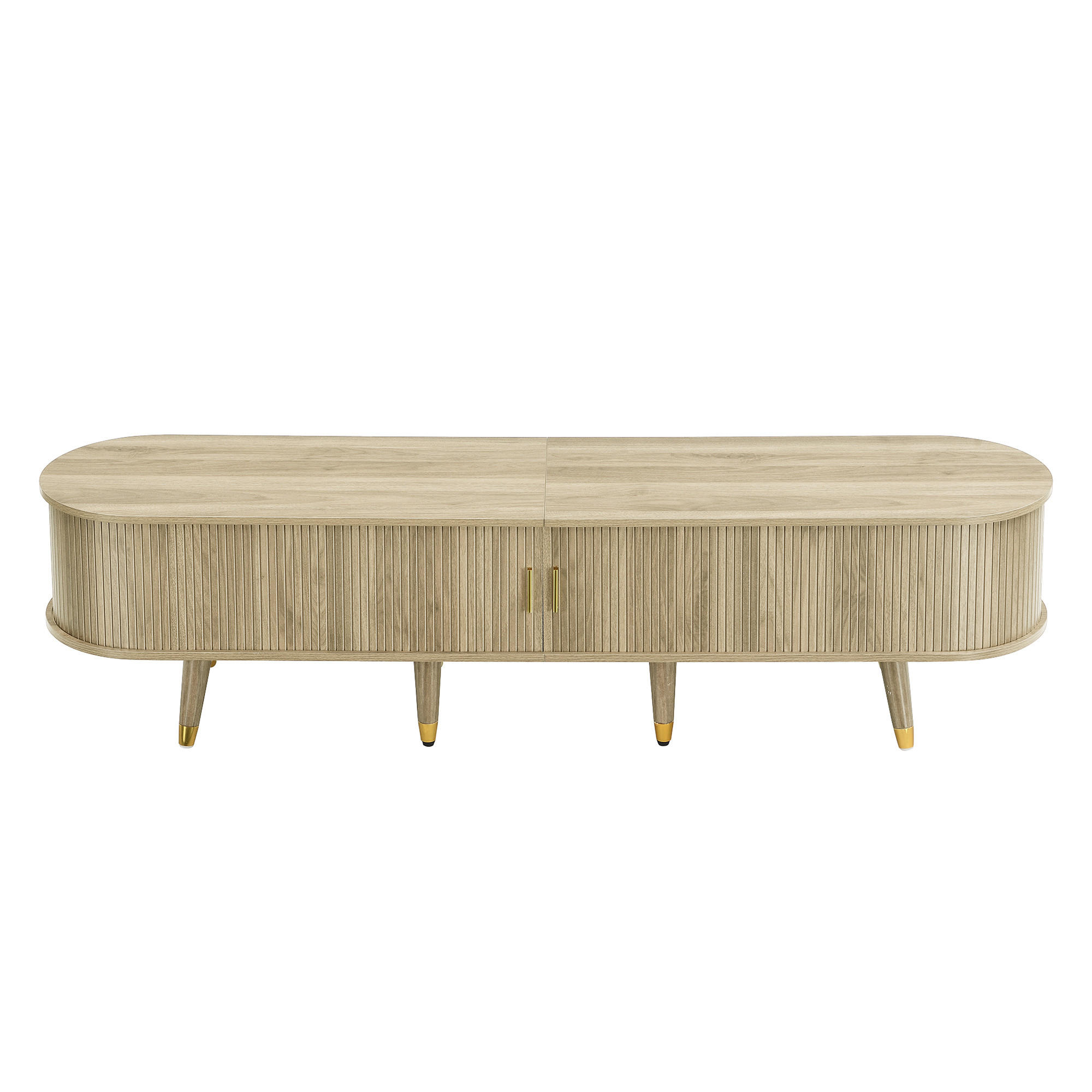 TV-LOWBOARD Eichefarben 175/38/45 cm - Eichefarben, Holzwerkstoff (175/45/38cm) - PANGIVO