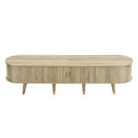 TV-LOWBOARD Eichefarben 175/38/45 cm - Eichefarben, Holzwerkstoff (175/45/38cm) - PANGIVO