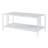 COUCHTISCH Kumlinge 110/55/47 cm - Weiß, Metall (55/110/47cm) - [en.casa]