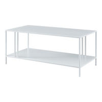 COUCHTISCH Kumlinge 110/55/47 cm - Weiß, Metall (55/110/47cm) - [en.casa]