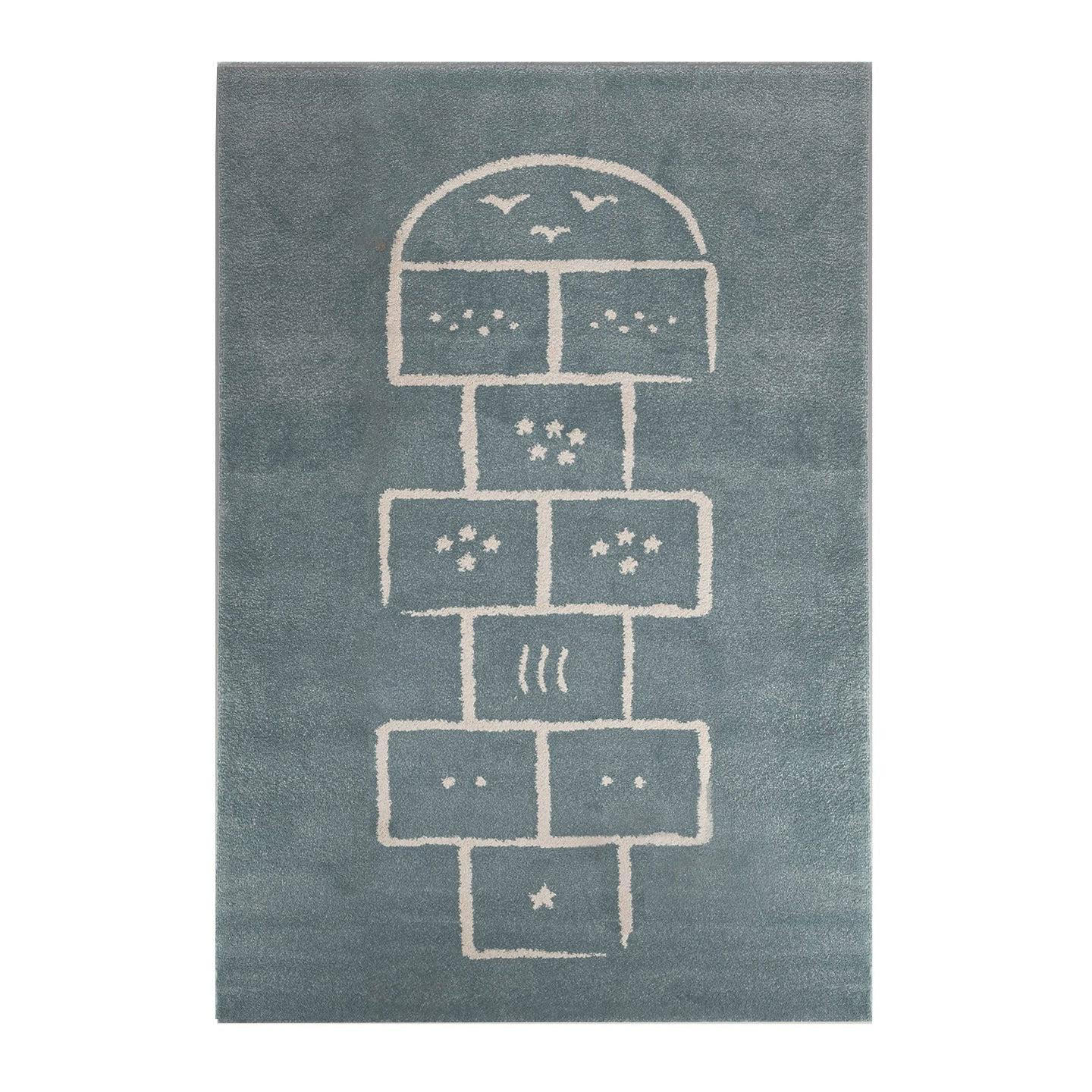 KINDERTEPPICH blau - Blau, Textil (80/150cm) - AFK Living