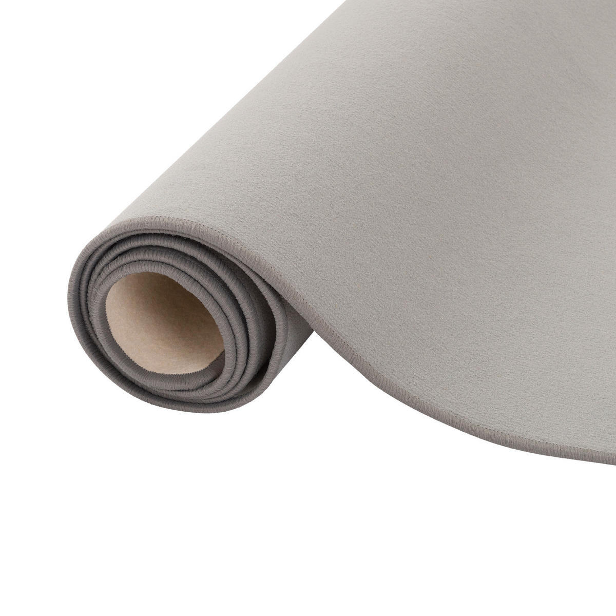 BASIC VELOURS TEPPICH CARLA - Grau, Textil (160/240cm) - Snapstyle