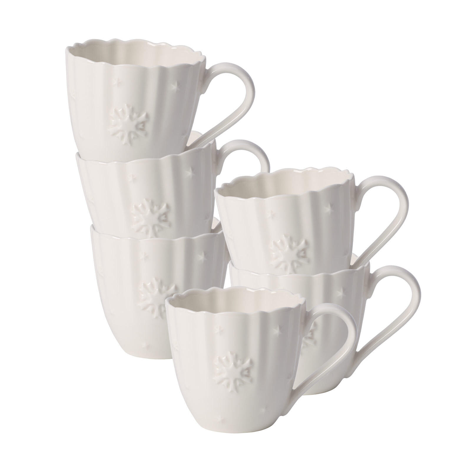 TASSEN Toy's Delight Royal Classic weiß 180 ml 6er Set - Weiß, Keramik (0.18L) - Villeroy & Boch