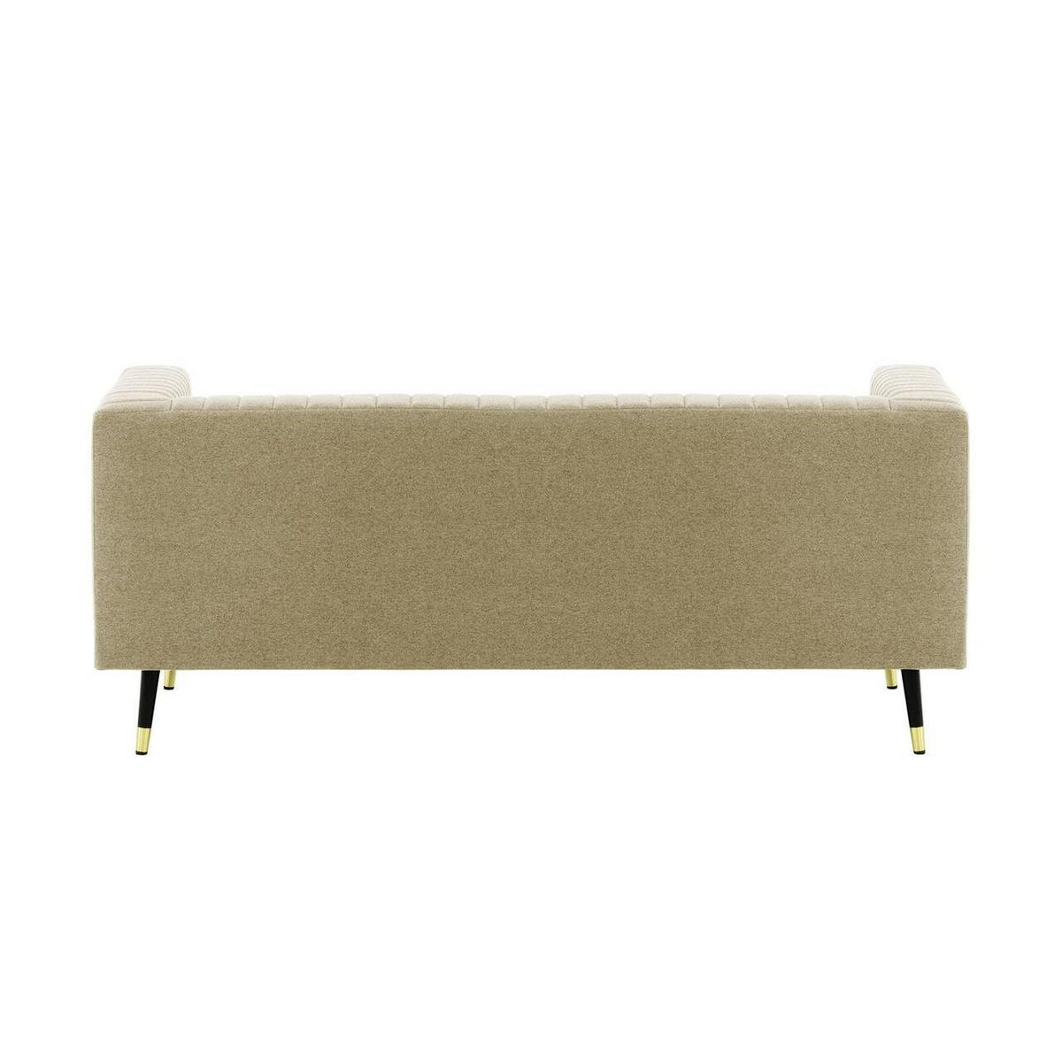 ZWEISITZER-SOFA Slender-Baku 15 - Weiß, Holz/Textil (170/71/83cm) - SLF24