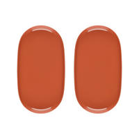 PLATTEN Simple 33/18 cm 2er-Set - Orange, Keramik (33cm)