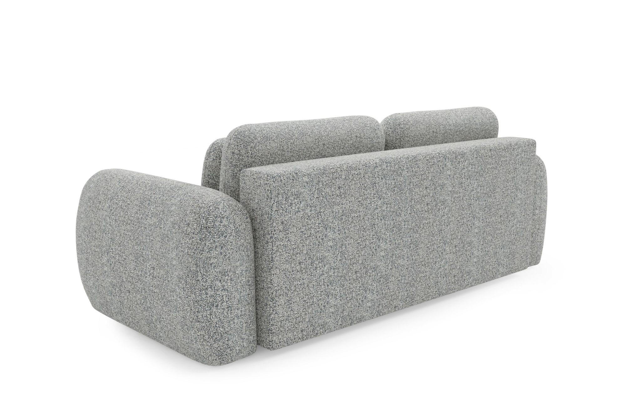 Fun Möbel Schlafsofa Grau 266x95x110 cm