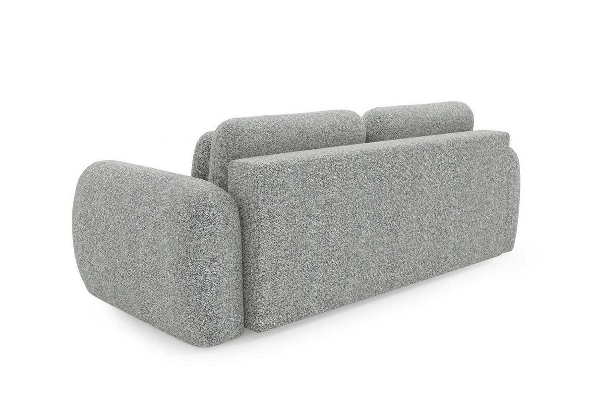 SCHLAFSOFA Gaston - Grau, Holzwerkstoff/Textil (266/95/110cm) - Fun Möbel
