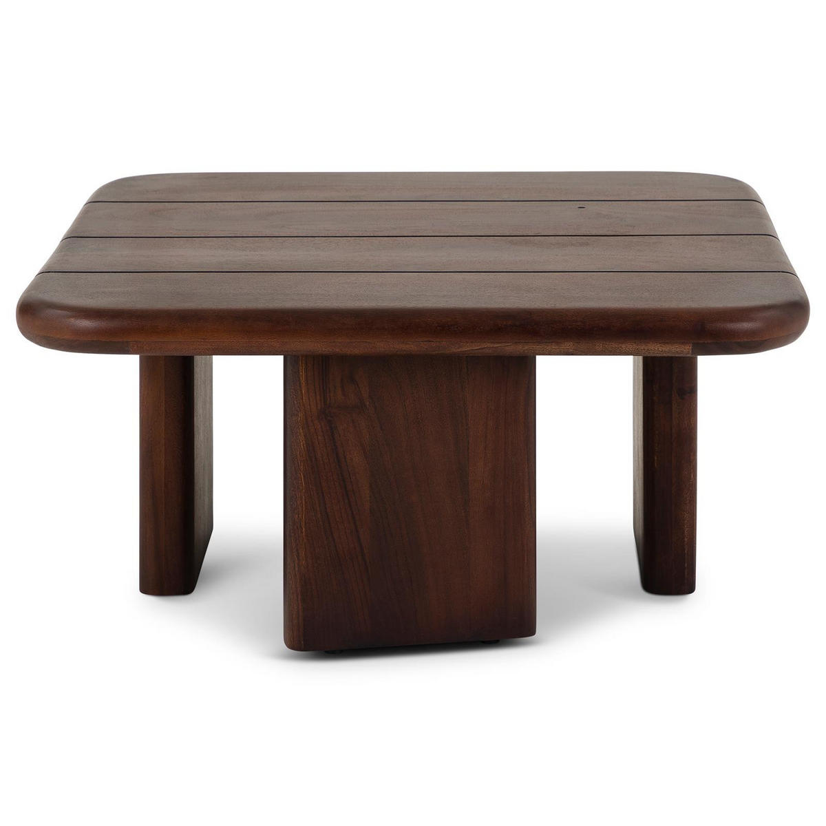 COUCHTISCH YAMA dunkelbraun - Dunkelbraun, Holz (70/70/33cm) - IDIMEX