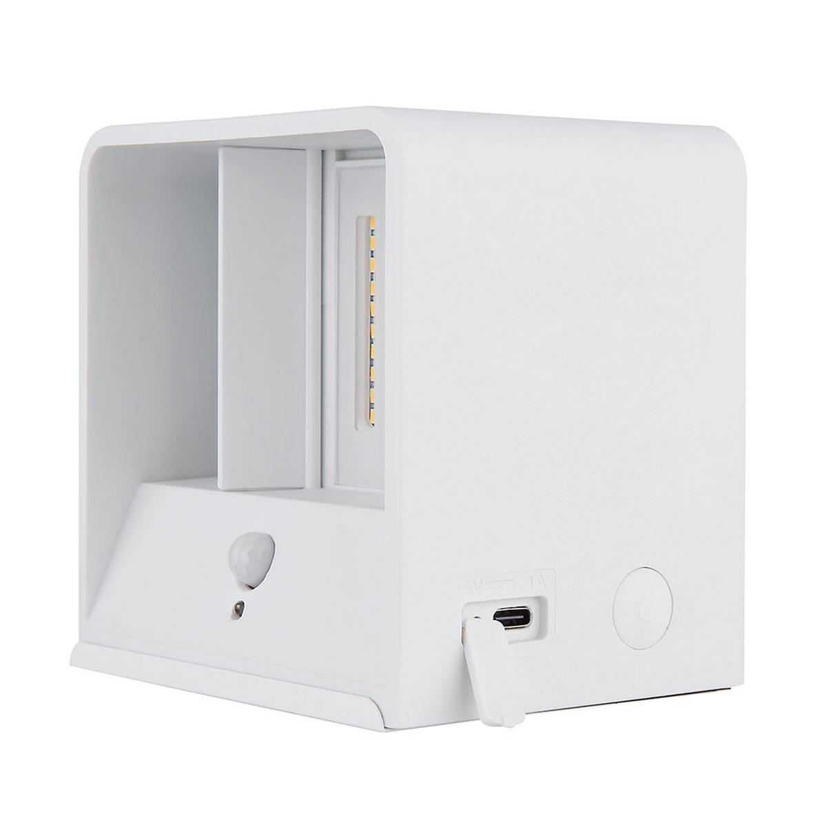 LED WANDLEUCHTE Veronika Weiß - Weiß, Metall (10.1/8/10.2cm) - Globo Lighting