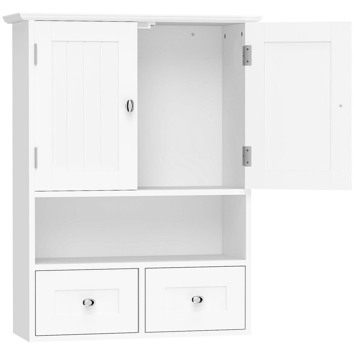 HÄNGESCHRANK Weiß 1 Stück - Weiß, Kunststoff (50.8/66/17.8cm) - GiPP