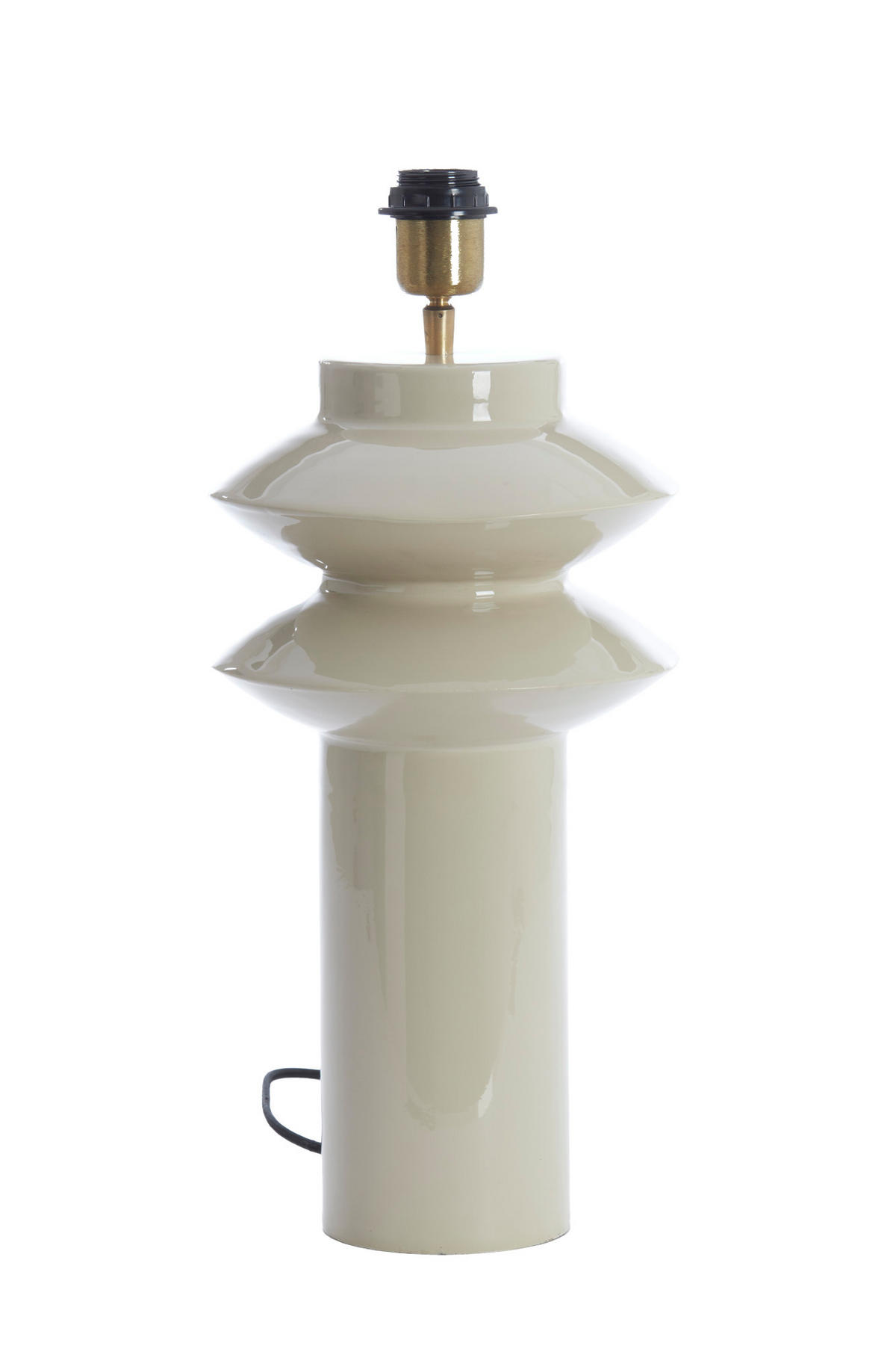 LAMPENFUSS Petch Grau Ø22/40 cm - Grau, Metall (22/22/40cm) - Light & Living