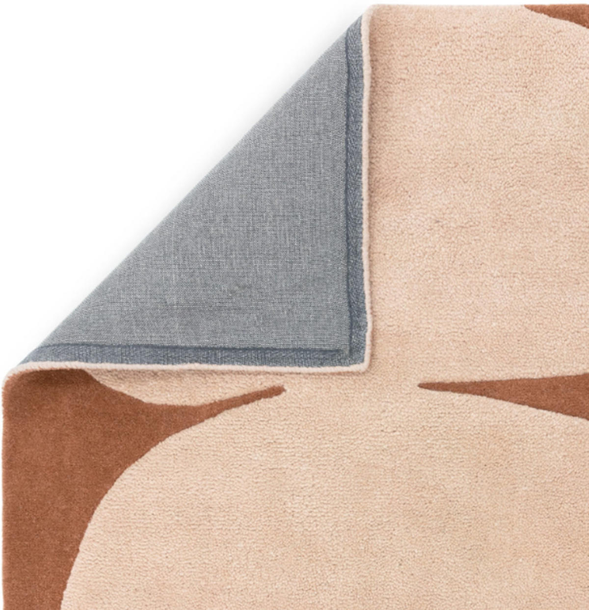 TEPPICH modern handgetuftet STICK Orange 160 x 230 cm - Orange, Naturmaterialien (160/230cm) - Novatrend