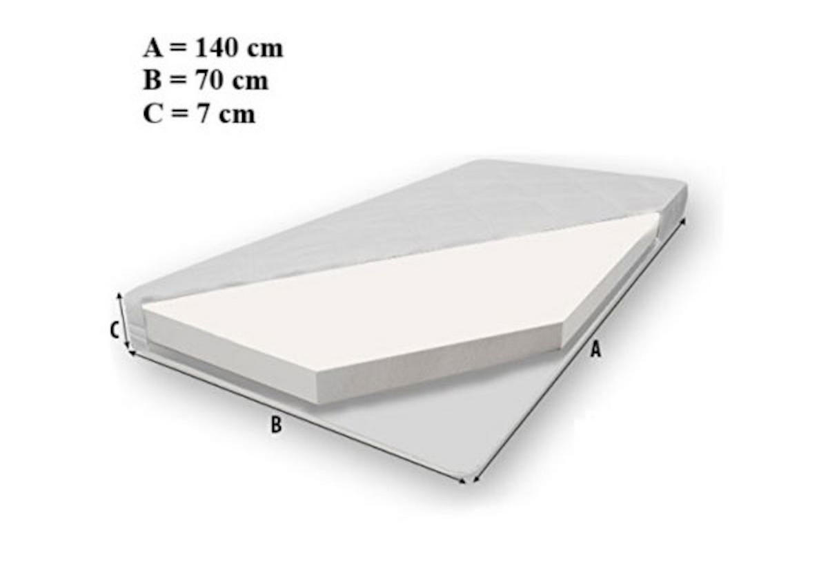 KINDERBETT Ximena weiß / Prinzessin mit Pferd 144 / 78 / 58cm - Weiß, Holz/Holzwerkstoff (70/140cm) - Feldmann-Wohnen