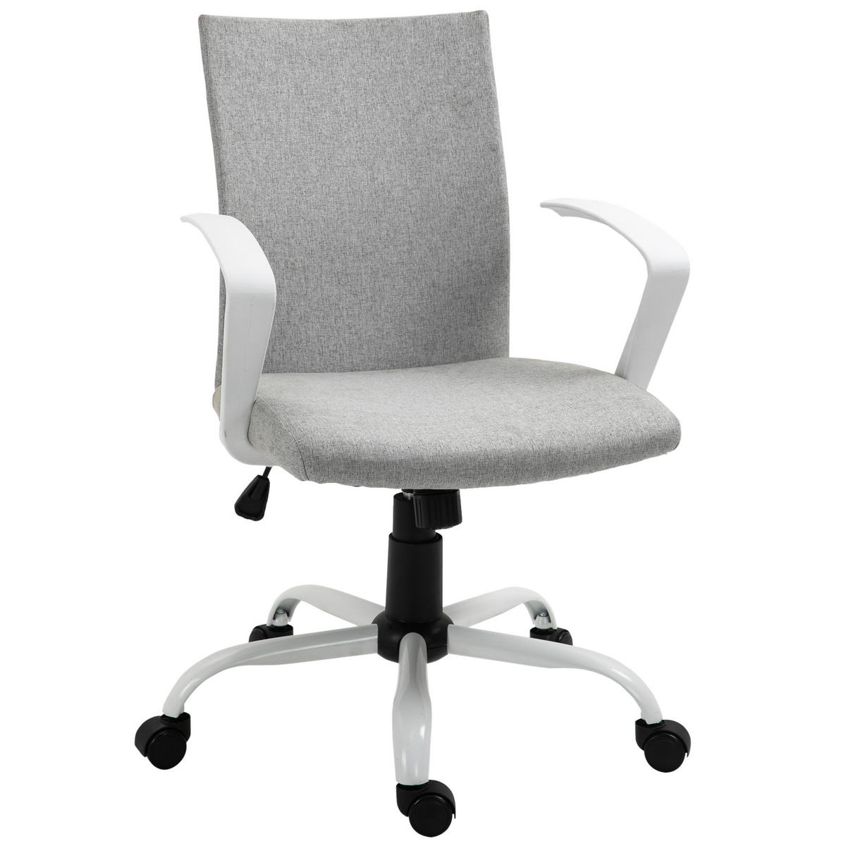 BÜROSTUHL, Schaumstoff, Nylon, Grau - Grau, Kunststoff (61/99/61cm) - Vinsetto