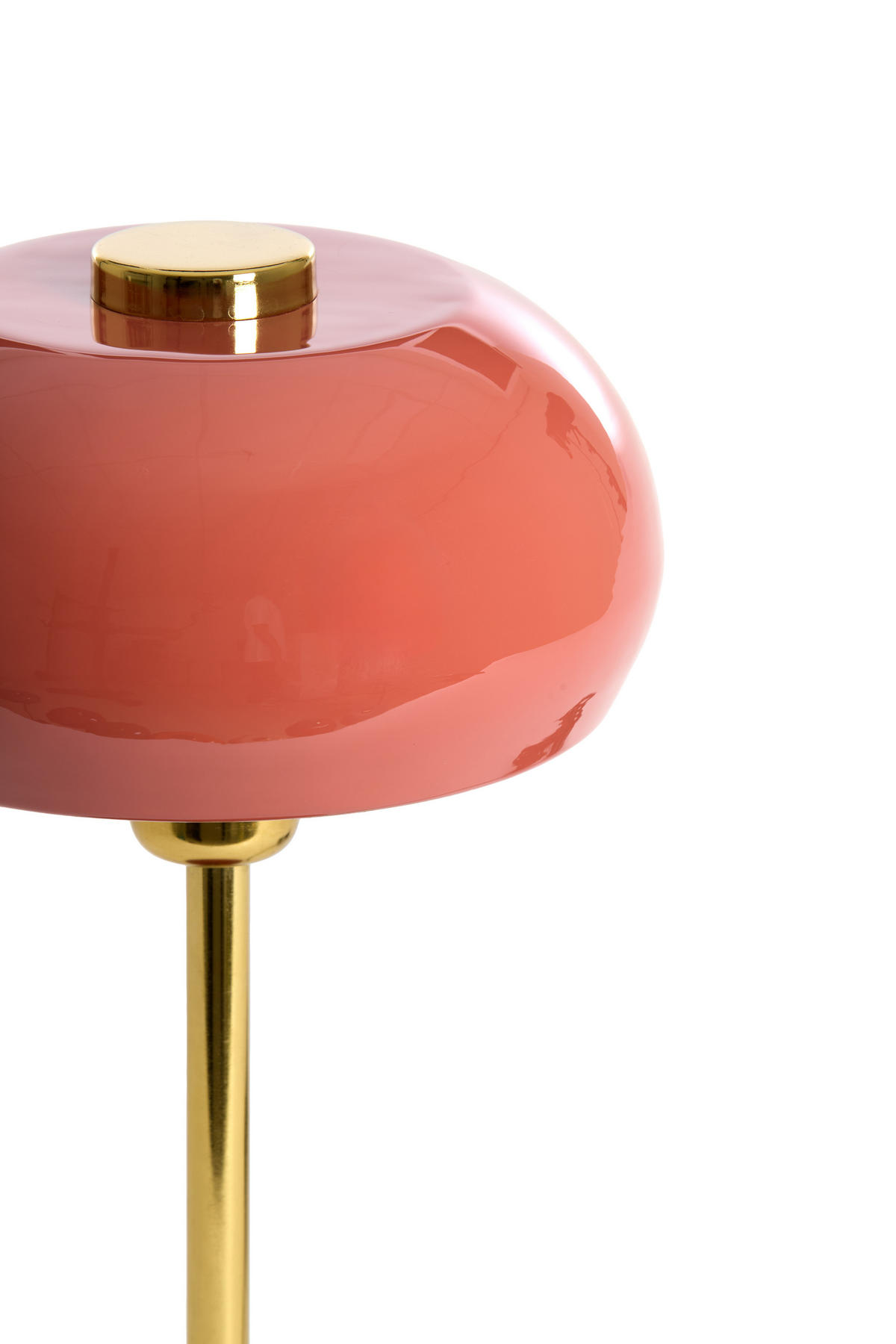 TISCHLAMPE Surin Rot Ø22/34 cm - Rot, Metall (22/22/34cm) - Light & Living